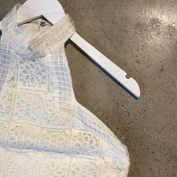 Alexis Robin White Lace Halter Dress - Picture 4 of 10